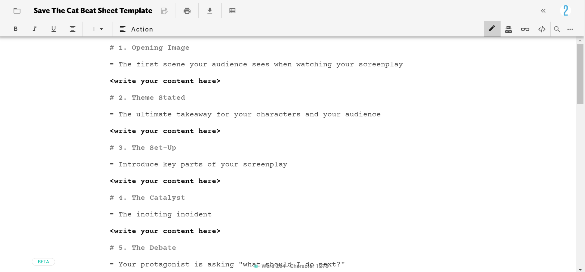 How to Plan Your Screenplay Using the Save The Cat Beat Tips and Template