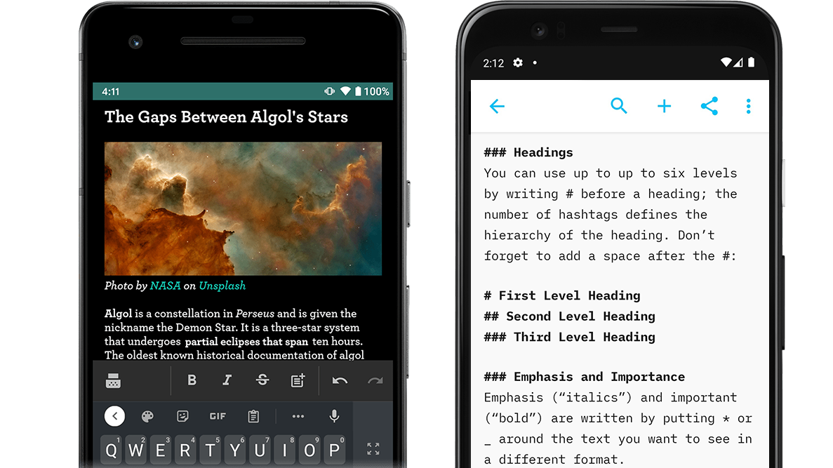 ia writer for android