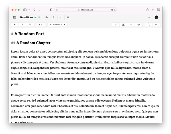 Add sections & subsections in the template by adding "#", "##", and "###" syntaxes.