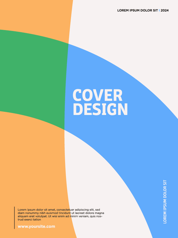 Create an eye-catching ebook cover design to communicate general mood or tone of your book.